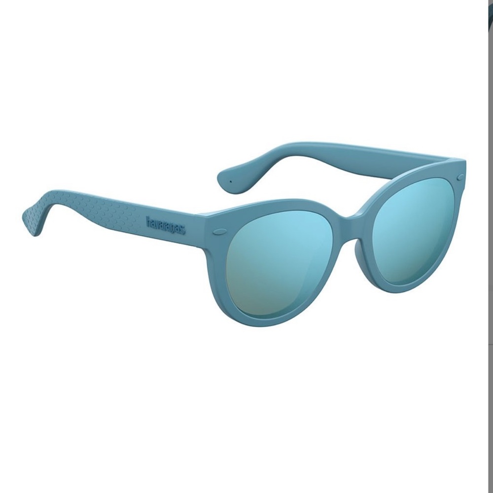 Havaianas Noronha  blue mirrored sunglasses. Brand new with tags and case.